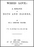 Wired Love: A Romance of Dots and Dashes