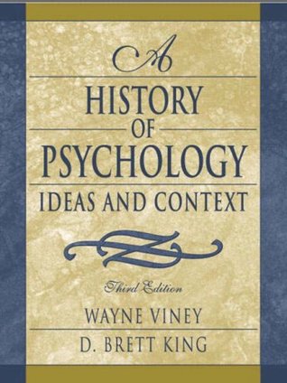 A History of Psychology: Ideas and Context