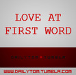 First Words