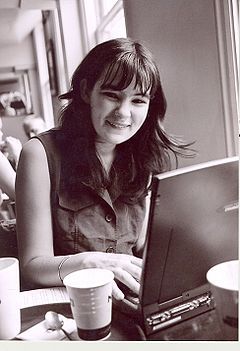 Photo of the author, Sally Nicholls.
