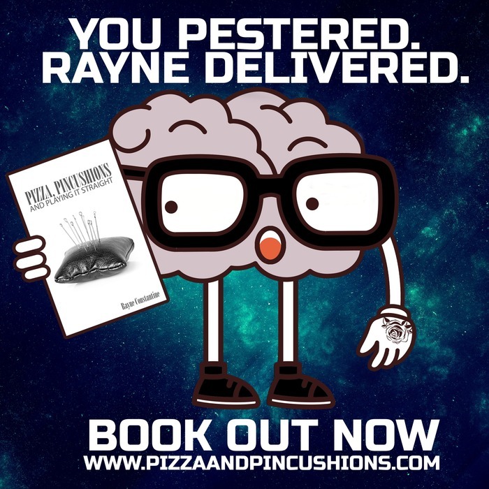 Rayne Constantine (Author of Pizza, Pincushions and Playing it Straight)