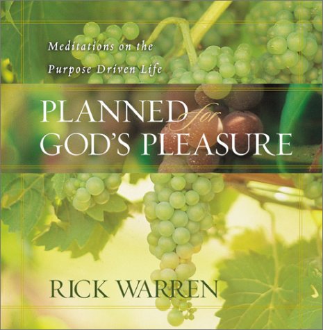 planned-for-god-s-pleasure-meditations-on-the-purpose-driven-life-with-cd