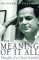 The Meaning Of It All Thoughts Of A Citizen-scientist by Richard Feynman
