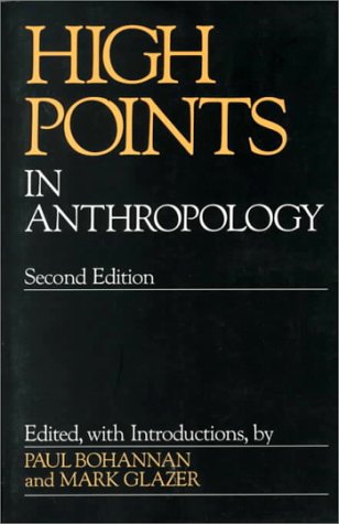 Revisión de libros electrónicos High Points in Anthropology