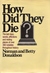 How Did They Die? by Norman Donaldson