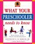 What Your Preschooler Needs to Know: Read-Alouds to Get Ready for Kindergarten (Core Knowledge)