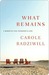 What Remains: A Memoir of Fate, Friendship, and Love