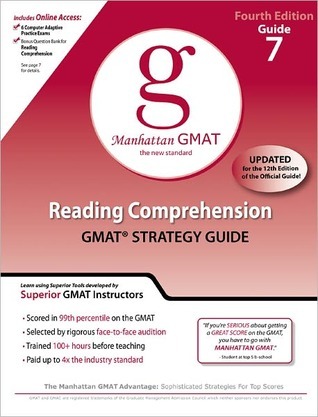 Reading Comprehension GMAT Preparation Guide 4th Edition By