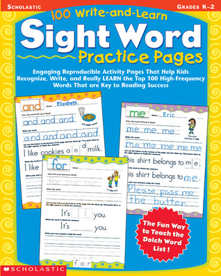 100 Write-and-Learn Sight Word Practice Pages: Engaging Reproducible Activity Pages That Help Kids Recognize, Write, and Really LEARN the Top 100 High-Frequency Words That are Key to Reading Success por Terry Cooper FB2 TORRENT