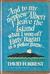 And to my nephew Albert I leave the Island what I won off Fatty Hagan in a poker game ... by David Forrest