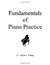 Fundamentals of Piano Practice