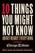 10 Things You Might Not Know About Nearly Everything by Mark Jacob