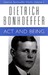 Act and Being (Works, Vol 2)