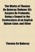 Suspira de Profundis, Being a Sequel to the Confessions of an English Opium-eater (Works, Vol 16)