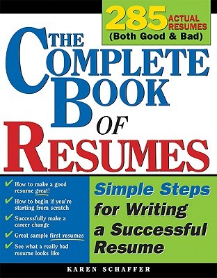 the complete book of resumes simple steps for writing a powerful