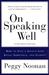 On Speaking Well