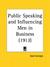 Public Speaking and Influencing Men in Business