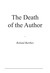 The Death of the Author by Roland Barthes