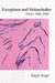Exceptions and Melancholies Poems 1986-2006 by Ralph Angel