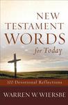 New Testament Words for Today: 100 Devotional Reflections cover