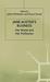 Jane Austen's Business Her World And Her Profession by Juliet McMaster