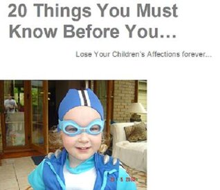 Audiolibros para descargar 20 Things You Must Know Before You... Lose Your Children's Affections forever...