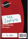 Ms. Zephyr's Notebook cover