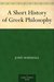 A Short History of Greek Philosophy by John Marshall