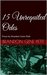 15 Unrequited Odes Prose by Brandon Gene Petit by Brandon Gene Petit