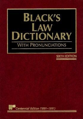 Black's Law Dictionary with Pronunciations
