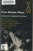 African Plays for Playing by Michael Etherton