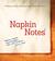 Napkin Notes Make Lunch Meaningful, Life Will Follow by Garth Callaghan
