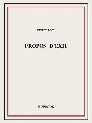 Propos d'exil