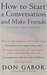 How To Start A Conversation And Make Friends by Don Gabor — Reviews ...