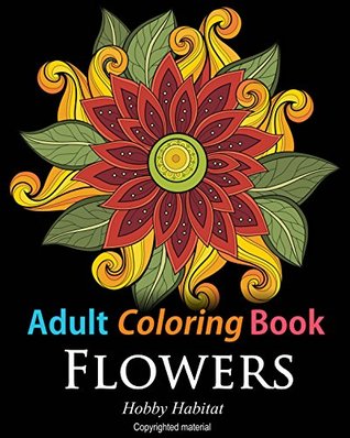 Adult Coloring Books Flower Sample Patterns For