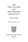 The Two Cultures and the Scientific Revolution cover