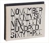 November Twenty Six Nineteen Hundred Sixty Three cover