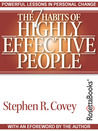 The 7 Habits of Highly Effective People: Powerful Lessons in Personal Change