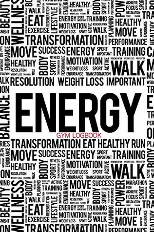 energy gym logbook exercise fitness journal nutrition log diary gym log books