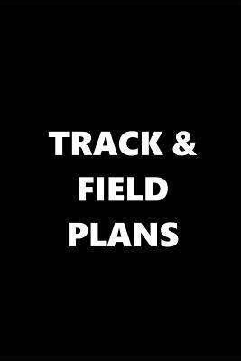 2019 daily planner sports theme track field plans black white 384