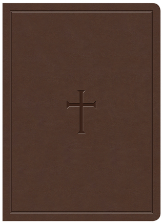 KJV Study Bible, Brown LeatherTouch, Indexed