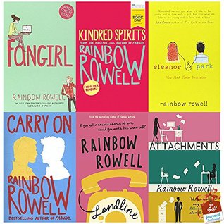 Rainbow Rowell Collection 6 Books Bundle With Gift Journal (Fangirl, Kindred Spirits: World Book Day Edition 2016, Eleanor & Park, Carry On, Landline, Attachments)