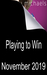 Playing to Win (Play Series #4) by Bethany Michaels