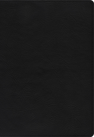 KJV Super Giant Print Reference Bible, Black Genuine Leather, Indexed