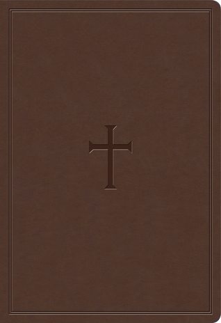 KJV Super Giant Print Reference Bible, Brown LeatherTouch