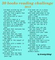 2016 30 books Reading Challenge