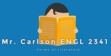 Carlson 2341.06 Fall 2015