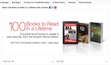 Amazon's 100 Books to Read in a Lifetime