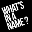 What's In A Name? Book Club