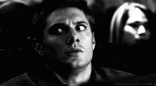jensen ackles scared gif